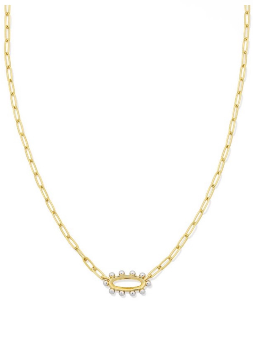 Kendra Scott Emma Open
Framed Enamel Pendant
Necklace